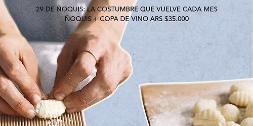 Mesas de Tradici\u00f3n | \u00d1oquis y Vino