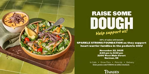 Let's Raise Some Dough at Panera Bread Norman!
