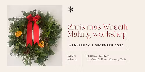 Christmas Wreath Making Workshop