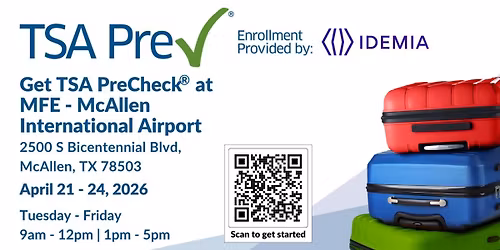 TSA Pre-Check Event at McAllen International Airport