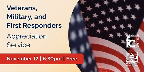 Veteran's Military, and First Responders Appreciation Service