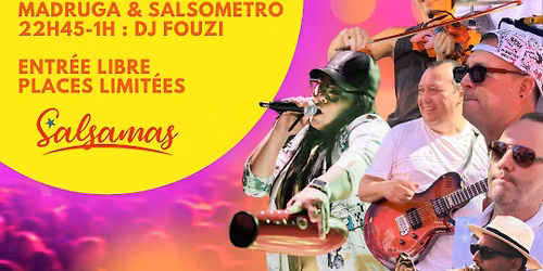 Concert live Lidia Madruga & Salsometro avec Salsamas aux Jumeaux