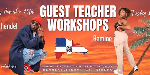 Guest Teacher Bachata Workshops: Ramine