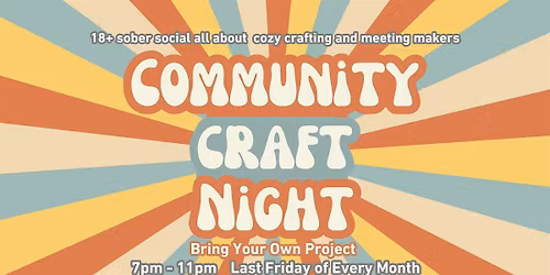 Community Craft Night - pwyc