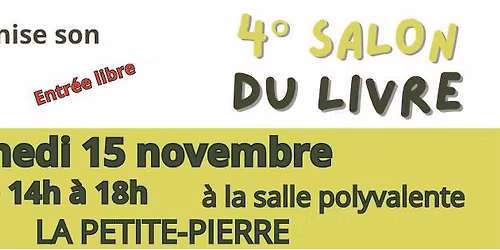 4\u00b0 salon du livre