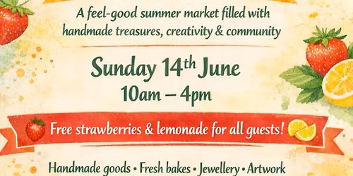 Selby Makers Market \u2013 Summer Edition \u2600\ufe0f\ud83c\udf53