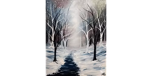 Pastel Hues on a Snowy Night - Paint and Sip in Houston | Classpop!\u2122