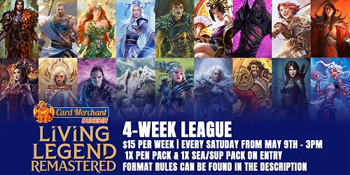 Flesh and Blood Living Legend Remastered League - Card Merchant Dunedin