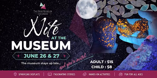 Nite at The Museum 2026 : The Quest of the glowing gems!
