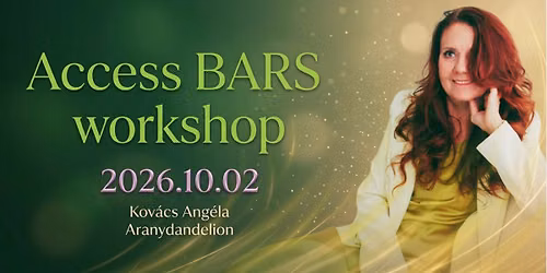 Access Bars workshop - Ang\u00e9l\u00e1val Budapesten