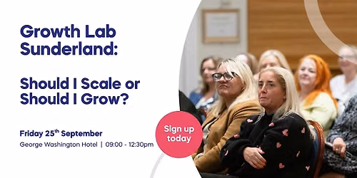 Growth Lab Sunderland: Should I Scale or Should I Grow?