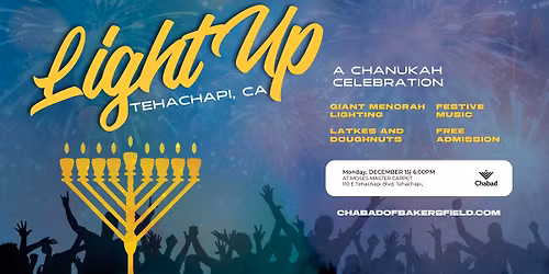 Tehachapi's Public Menorah Lighting