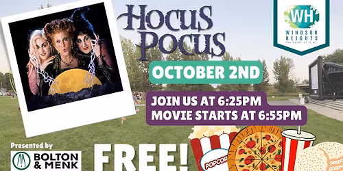 Movies in the Park: Hocus Pocus