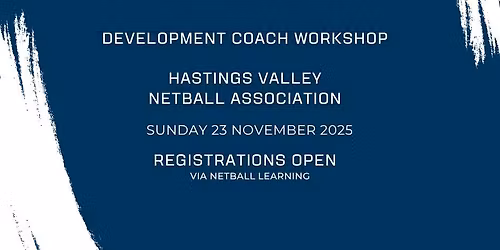 Development Coach Workshop: Hastings Valley