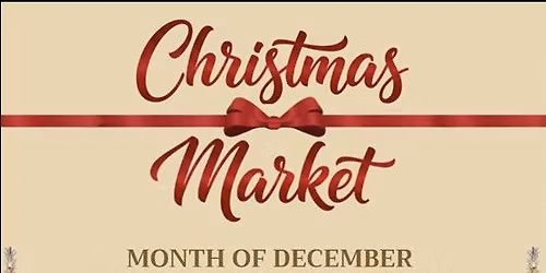 Table at Christmas Market Simcoe Town Centre