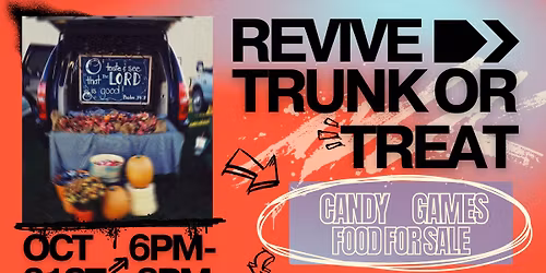 Trunk or Treat with Revive Central Coast