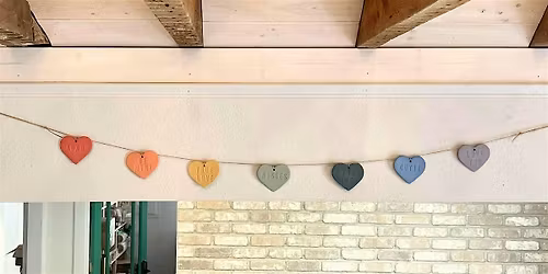 Monthly Make-Along: Ceramic Conversation Hearts \/ Heart Garlands