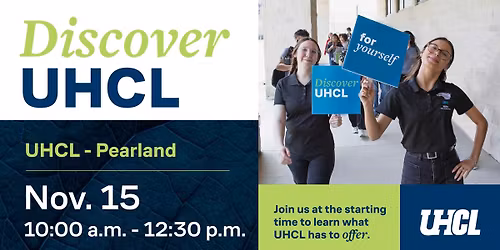 Discover UHCL at Pearland