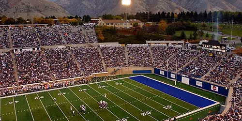 Utah State Aggies at Boise State Broncos Football at Albertsons Stadium