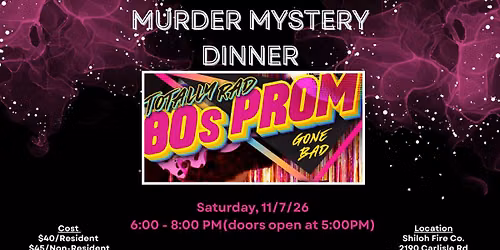 Oxymorons Deadly Wedding: Murder Mystery & Dinner