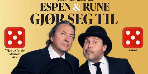 Espen og Rune gj\u00f8r seg til \/\/ Byscenen i Trondheim