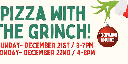 Pizza w\/ the Grinch