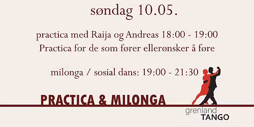 Practica og milonga 10.05.