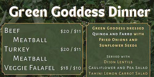 Green Goddess Dinner