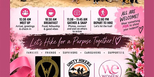 Unity Hikers Breast Cancer Awareness Hike