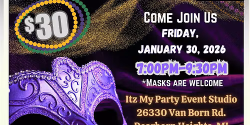 R&B Speed Dating Masquerade Style