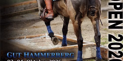 German EXTREME TRAIL Open 03.\/04. Oktober 2026 - 9. Deutsche Meisterschaft, Gut Hammerberg, Bayern 