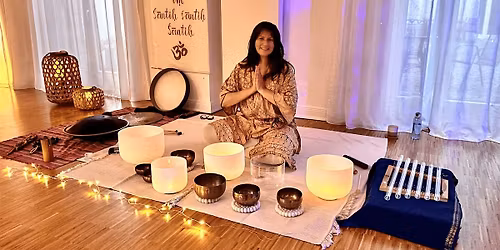 Sound Bath in Hamburg mit Kristallklangschalen & Kristallharfe