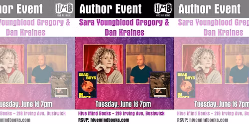 Author Talk & Reading: Sara Youngblood Gregory and Dan Kraines