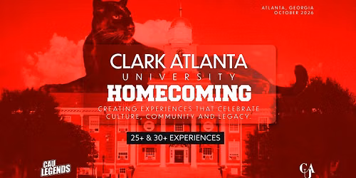 CAU Legends Alumni Homecoming Weekend 2026 (BLK)