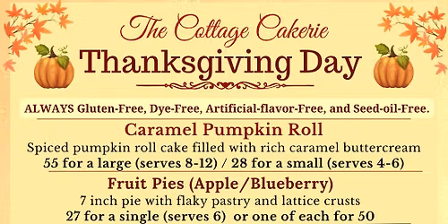 Thanksgiving Day Deliveries!