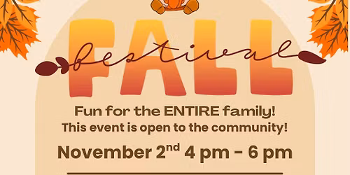 Fall Festival & Trunk or Treat \ud83c\udf83\ud83c\udf6d