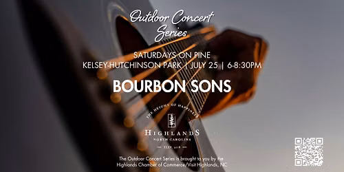 Outdoor Concert Series: Saturdays on Pine with Bourbon Sons