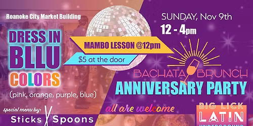 Big Lick Bachata Brunch - 2 Year Anniversary!