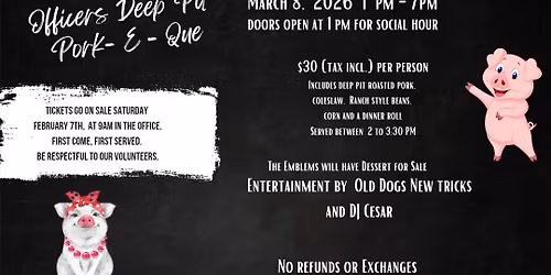 OLD DAWGS AT OFFICERS DEEP PIT PORK-E-CUE SOCIAL EVENT