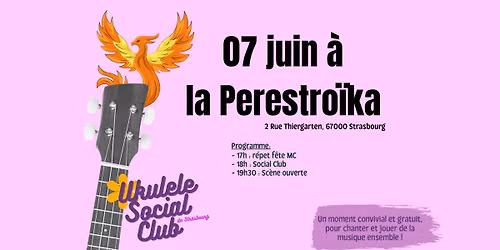 07\/06 Ukulele Social Club \u00e0 la Perestro\u00efka !