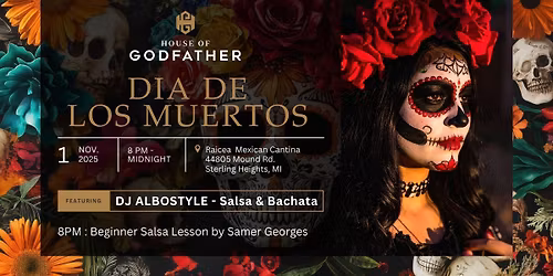 HGF D\u00eda de los Muertos Salsa & Bachata Party