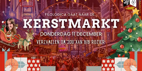 Filo gaat naar de kerstmarkt