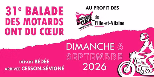 31e balade des Motards ont du C\u0153ur 