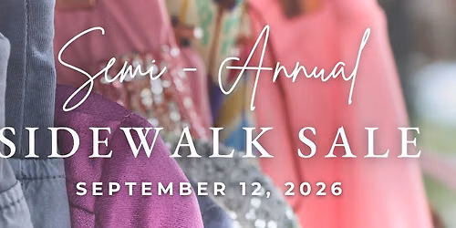 Downtown Thomasville Semi-Annual Sidewalk Sale