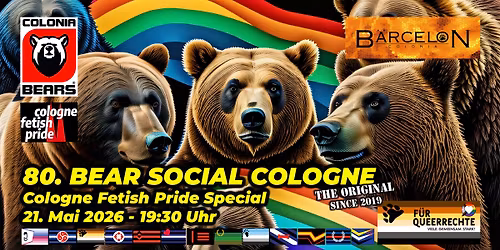 80. BEAR SOCIAL COLOGNE - COLOGNE FETISH PRIDE SPECIAL