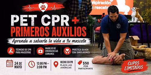 CPR y Primeros Auxilios para Perros y Gatos