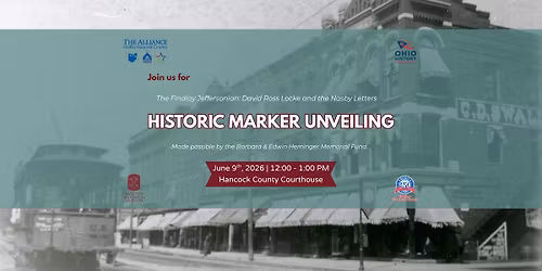 Historic Marker Unveiling - The Findlay Jeffersonian: David Ross Locke and the Nasby Letters