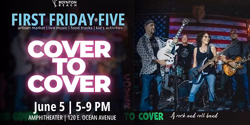 First Friday at Five: Featuring Cover to Cover Band - Summer Reading Kick Off Edition