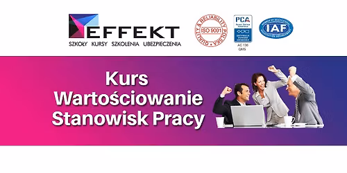 Kurs Warto\u015bciowanie Stanowisk Pracy - Katowice