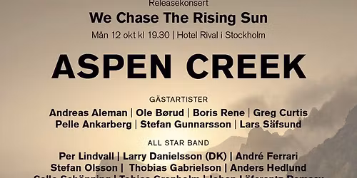 ASPEN CREEK releasekonsert 